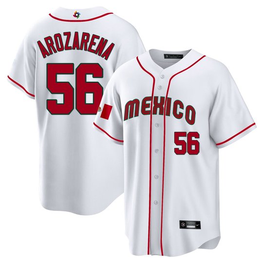 Youth's Mexico 2023 World Baseball Cool Base Jersey - All Stitched