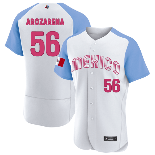 Youth's Mexico 2023 World Baseball Flex Base Jersey - All Stitched