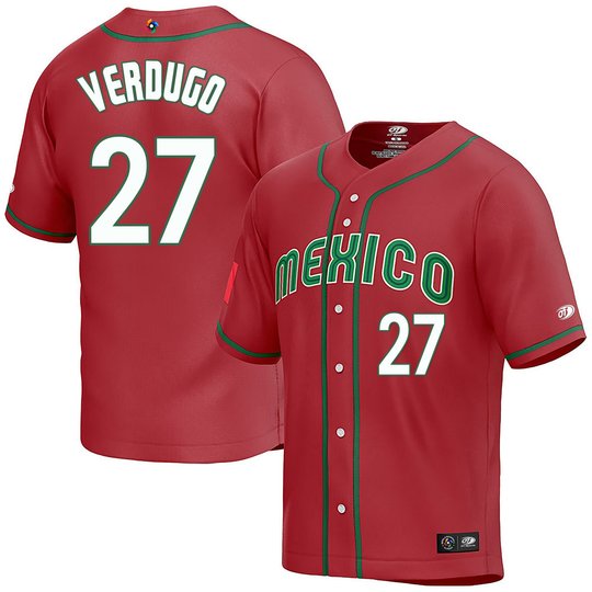 Men's Mexico 2023 World Baseball Classic Jersey - All Stitched