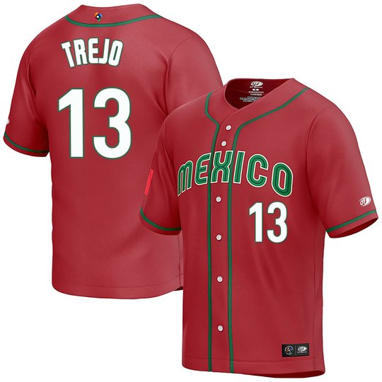 Men's Mexico 2023 World Baseball Classic Jersey - All Stitched
