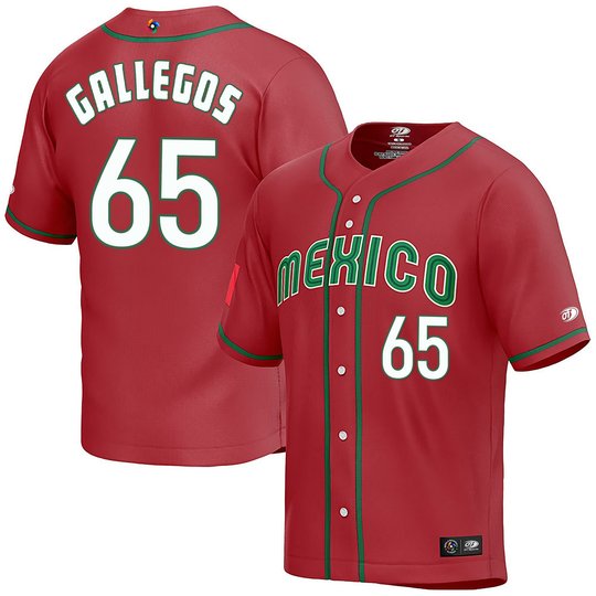 Men's Mexico 2023 World Baseball Classic Jersey - All Stitched