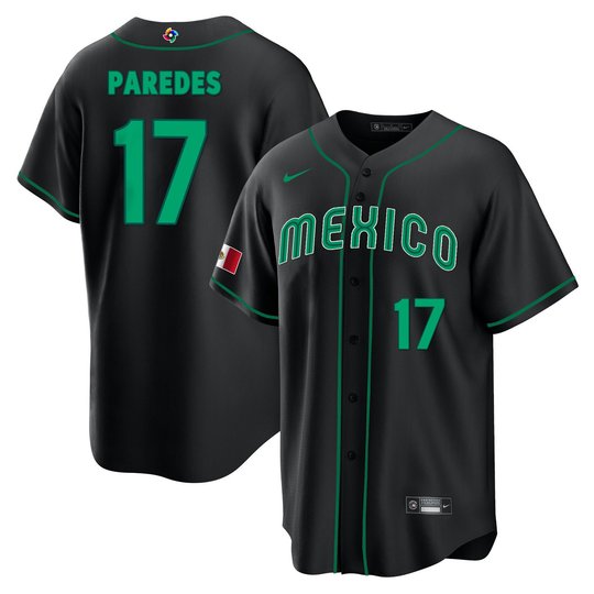 Men's Mexico 2023 World Baseball Cool Base Jersey - All Stitched