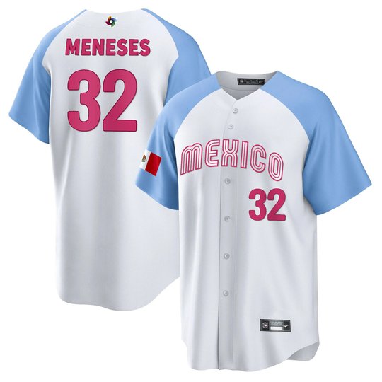 Men's Mexico 2023 World Baseball Cool Base Jersey - All Stitched