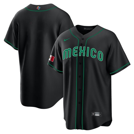 Men's Mexico 2023 World Baseball Cool Base Jersey - All Stitched