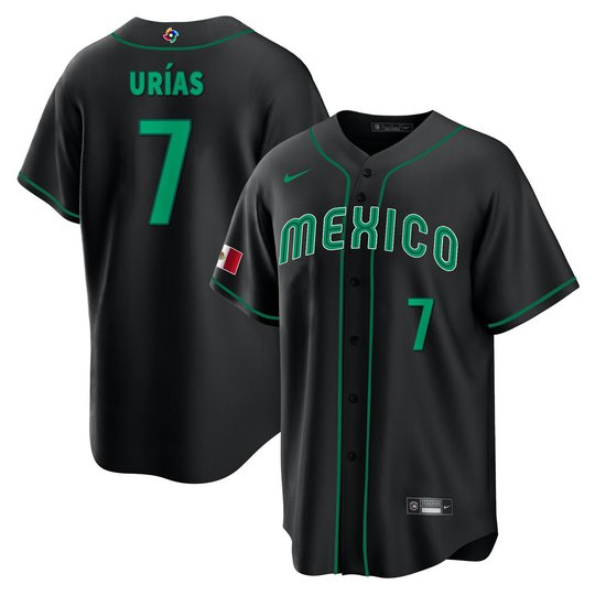 Men's Mexico 2023 World Baseball Cool Base Jersey - All Stitched