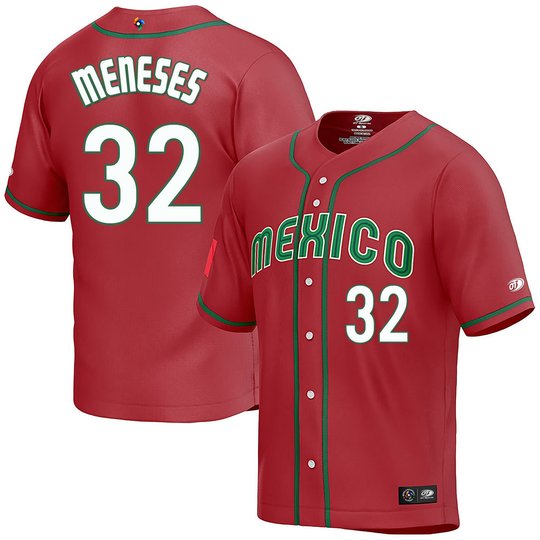 Men's Mexico 2023 World Baseball Cool Base Jersey - All Stitched