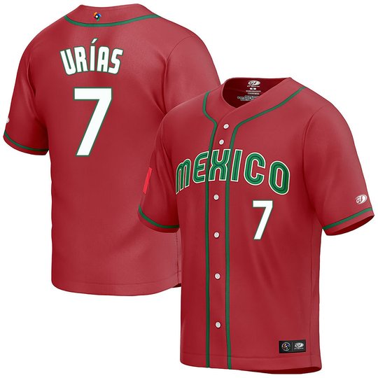 Men's Mexico 2023 World Baseball Cool Base Jersey - All Stitched
