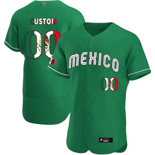Mexico 2023 World Baseball Flex Base Custom Jersey - All Stitched