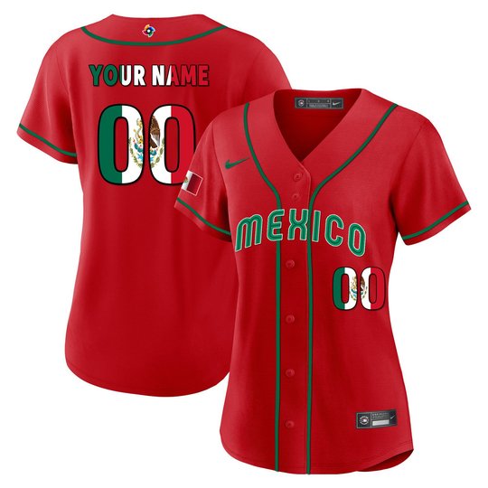 Mexico 2023 World Baseball Cool Base Custom Jersey - All Stitched