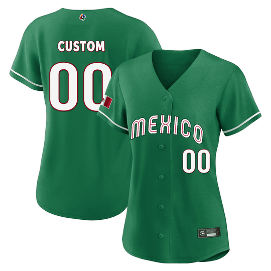 Mexico 2023 World Baseball Cool Base Custom Jersey - All Stitched