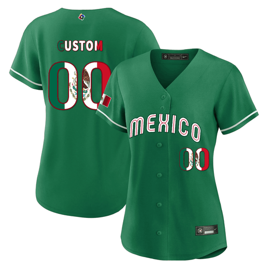 Mexico 2023 World Baseball Cool Base Custom Jersey - All Stitched