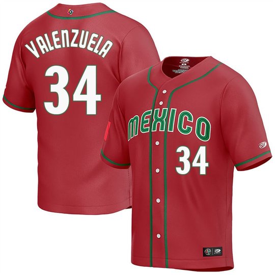 Men's 2023 World Baseball Mexico Jersey - All Stitched
