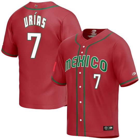 Men's 2023 World Baseball Mexico Jersey - All Stitched