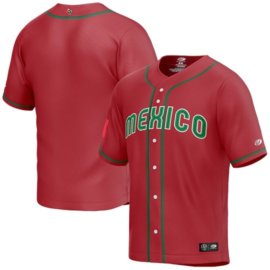 Men's 2023 World Baseball Mexico Jersey - All Stitched