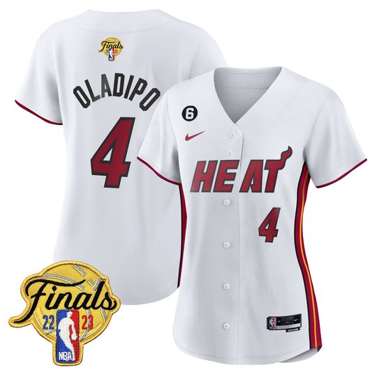 Women's Miami Heat 2023 Finals Baseball Cool Base Jersey - All Stitched