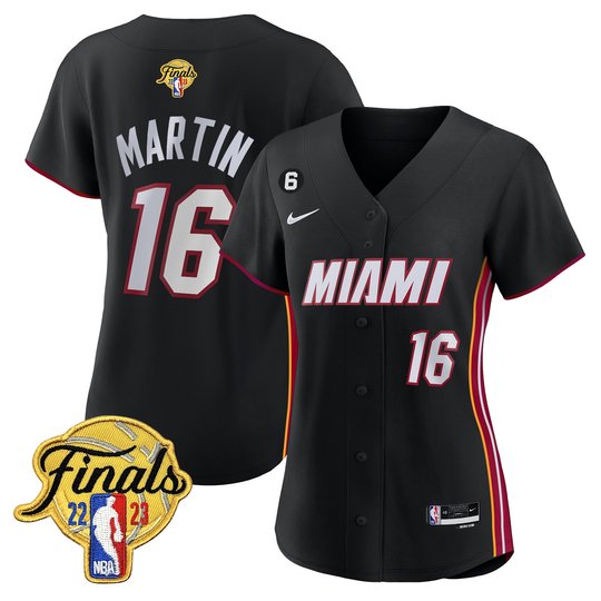 Women's Miami Heat 2023 Finals Baseball Cool Base Jersey - All Stitched