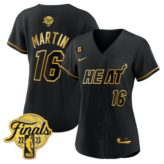 Women's Miami Heat 2023 Finals Baseball Cool Base Jersey - All Stitched