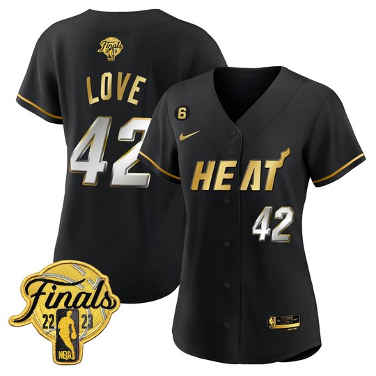 Women's Miami Heat 2023 Finals Baseball Cool Base Jersey - All Stitched
