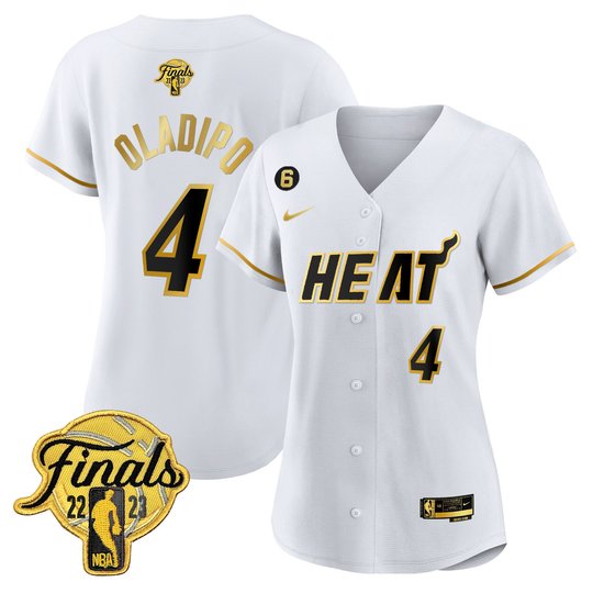 Women's Miami Heat 2023 Finals Baseball Cool Base Jersey - All Stitched