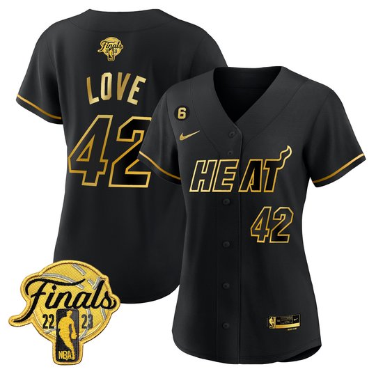 Women's Miami Heat 2023 Finals Baseball Cool Base Jersey - All Stitched
