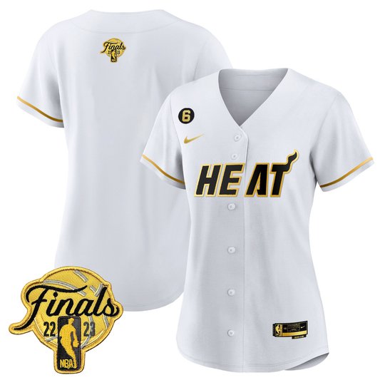 Women's Miami Heat 2023 Finals Baseball Cool Base Jersey - All Stitched