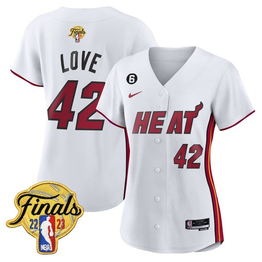 Women's Miami Heat 2023 Finals Baseball Cool Base Jersey - All Stitched