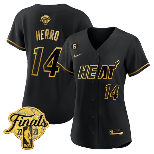 Women's Miami Heat 2023 Finals Baseball Cool Base Jersey - All Stitched