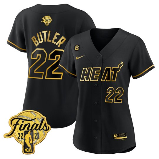 Women's Miami Heat 2023 Finals Baseball Cool Base Jersey - All Stitched