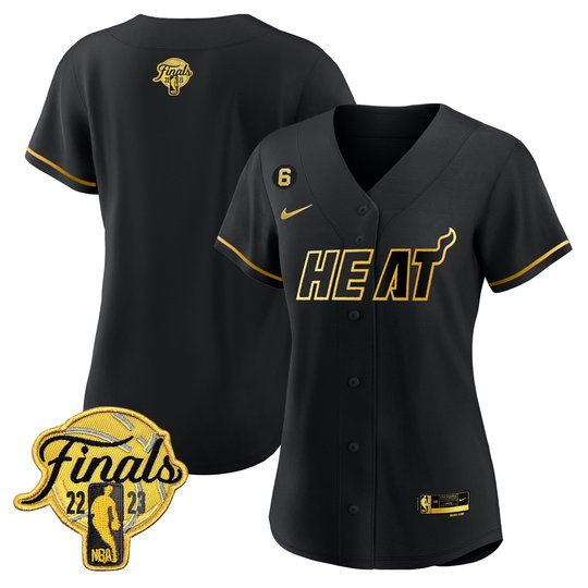 Women's Miami Heat 2023 Finals Baseball Cool Base Jersey - All Stitched