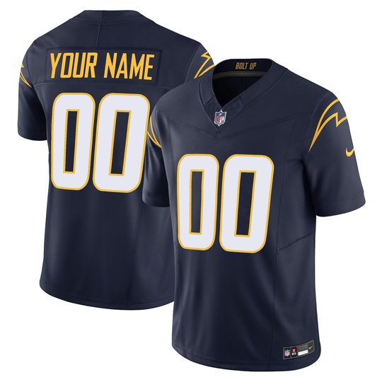 Chargers Vapor Limited Custom Jersey - All Stitched