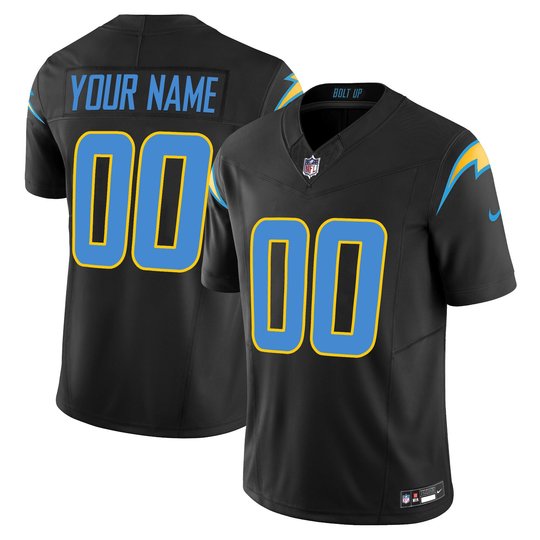Chargers Vapor Limited Custom Jersey - All Stitched