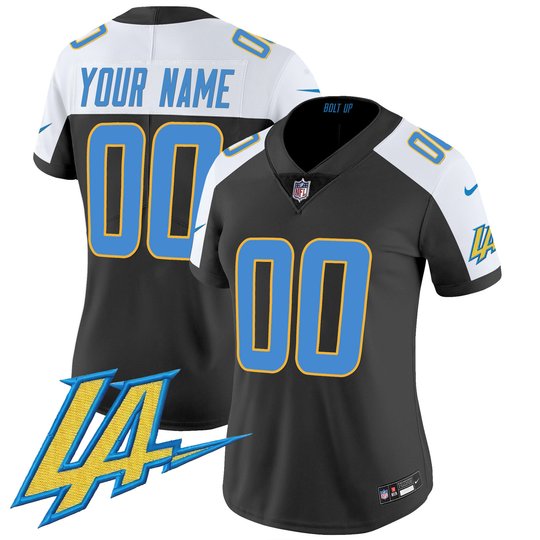 Chargers Vapor Limited Custom Jersey V2 - All Stitched