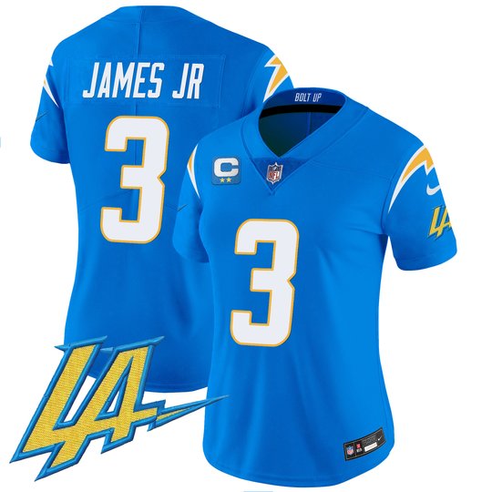 Women's Chargers Vapor Limited Jersey V2 - All Stitched