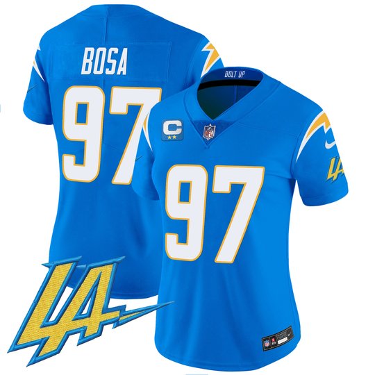 Women's Chargers Vapor Limited Jersey V2 - All Stitched