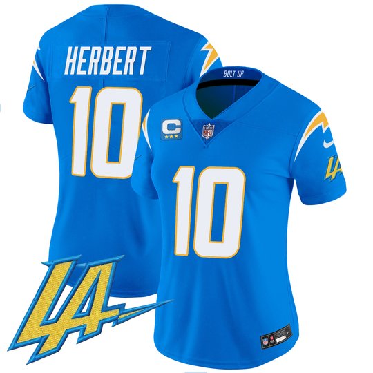 Women's Chargers Vapor Limited Jersey V2 - All Stitched