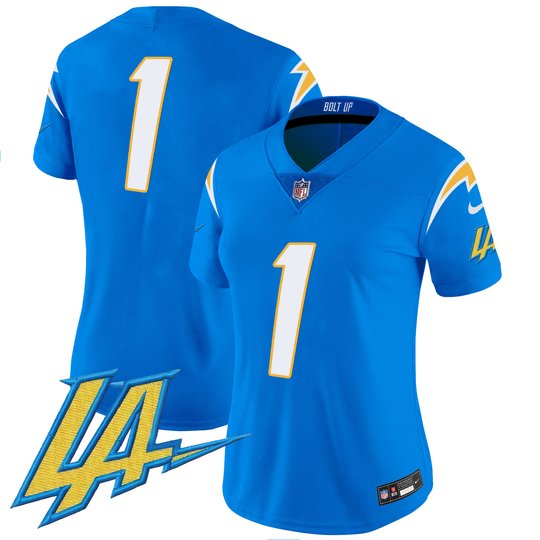 Women's Chargers Vapor Limited Jersey V2 - All Stitched