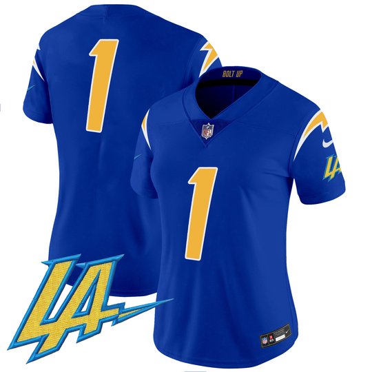 Women's Chargers Vapor Limited Jersey V2 - All Stitched