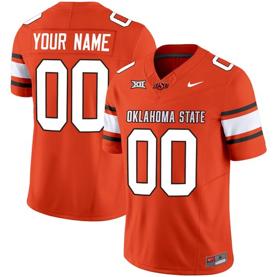 Oklahoma State Cowboys Vapor Limited Custom Jersey - All Stitched