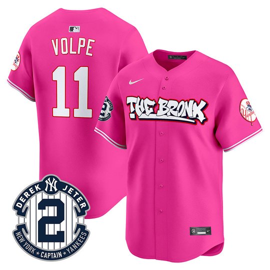Men's New York Yankees The Bronx Graffiti Vapor Premier Limited Jersey V2 - All Stitched