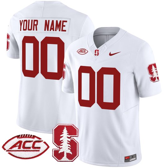 Stanford Cardinal 2024 ACC Patch Vapor Limited Custom Jersey - All Stitched