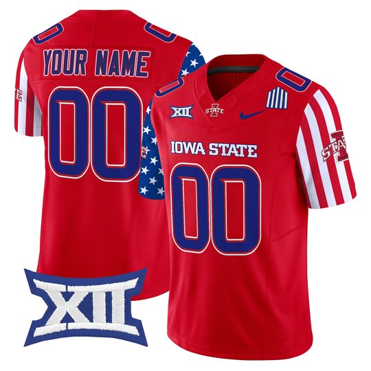Iowa State Cyclones American Style Vapor Limited Custom Jersey - All Stitched