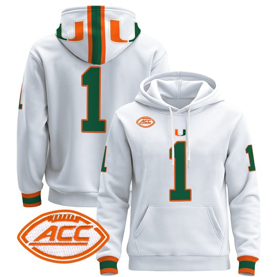 Men's Miami Hurricanes 2024 Pullover Hoodie - All Stitched