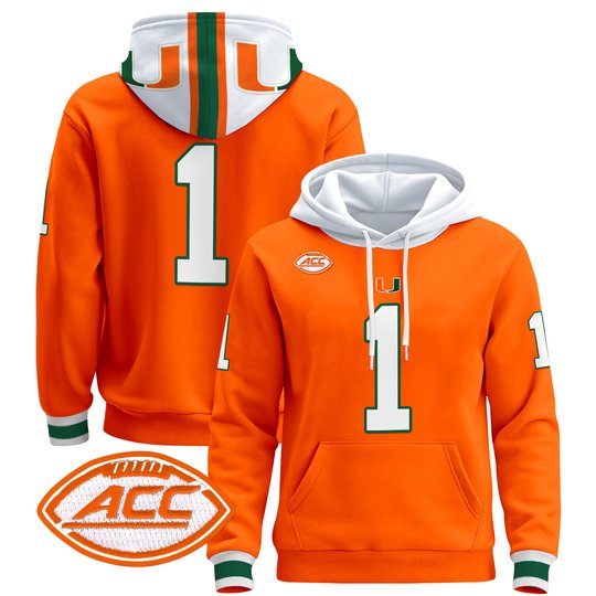 Men's Miami Hurricanes 2024 Pullover Hoodie - All Stitched