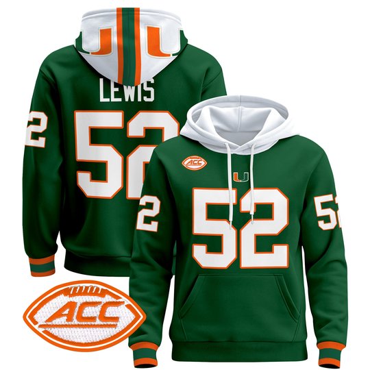 Men's Miami Hurricanes 2024 Pullover Hoodie - All Stitched