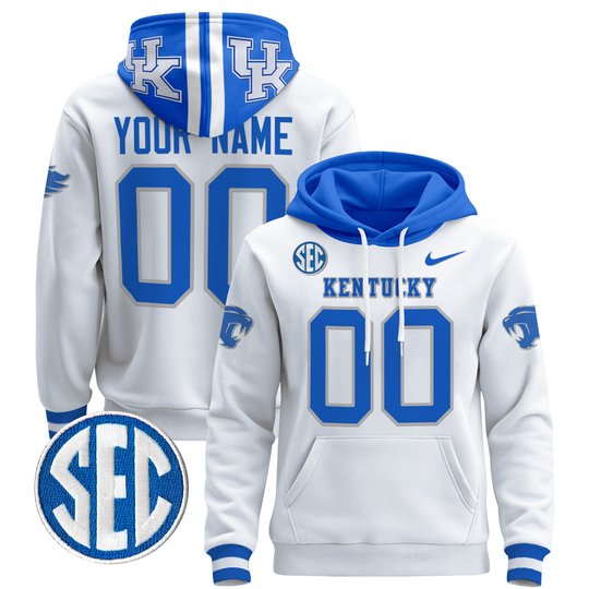 Kentucky Wildcats 2024 Custom Pullover Hoodie - All Stitched