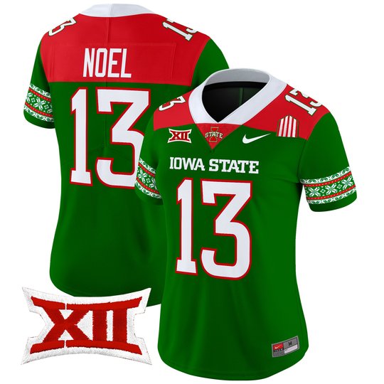 Women's Iowa State Cyclones 2024 Christmas Vapor Limited Jersey - All Stitched