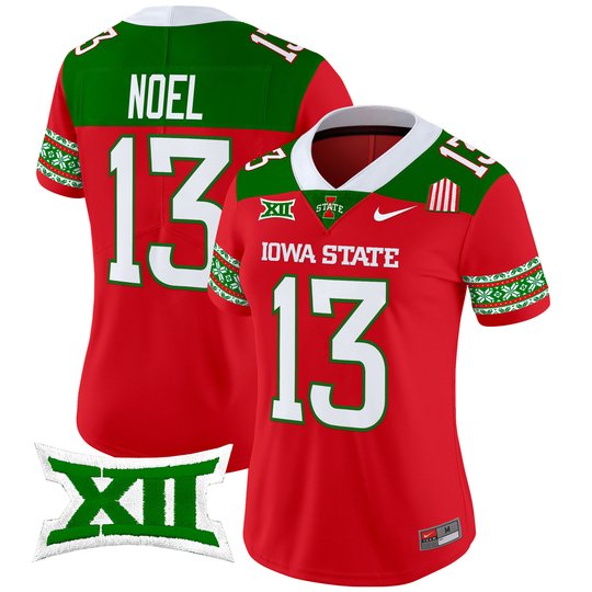 Women's Iowa State Cyclones 2024 Christmas Vapor Limited Jersey - All Stitched