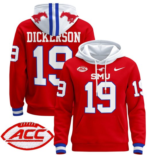 Men's SMU Mustangs 2024 Pullover Hoodie - All Stitched