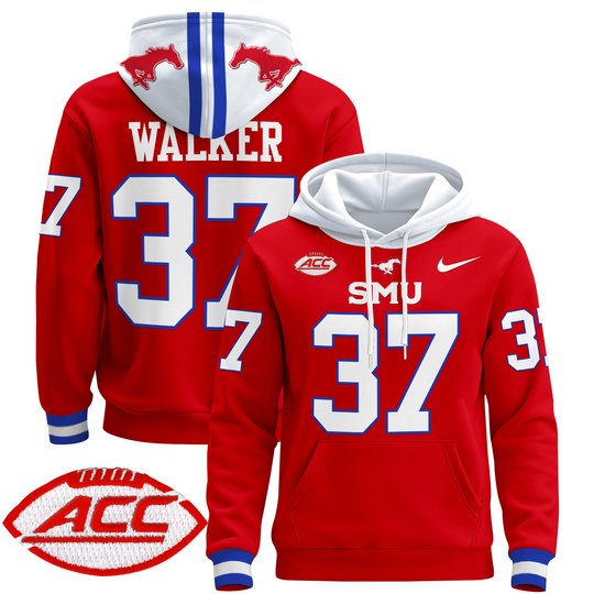 Men's SMU Mustangs 2024 Pullover Hoodie - All Stitched