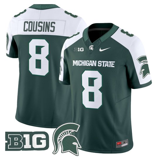 Men's Michigan State Spartans 2024 Vapor Limited Jersey - All Stitched